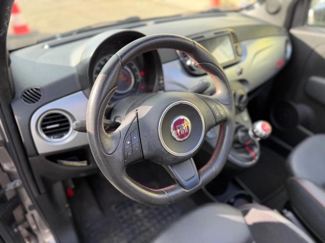 Fiat 500 CABRIOLET 1.2 70 LOUNGE START-STOP - RADAR DE RECUL CLIMATISATION