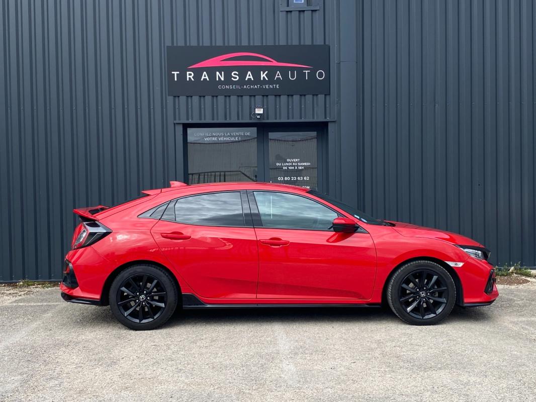 Honda Civic 2020 1.0 i-VTEC 126 Elegance Sport Line - 65 000 km Garantie Suivi Honda