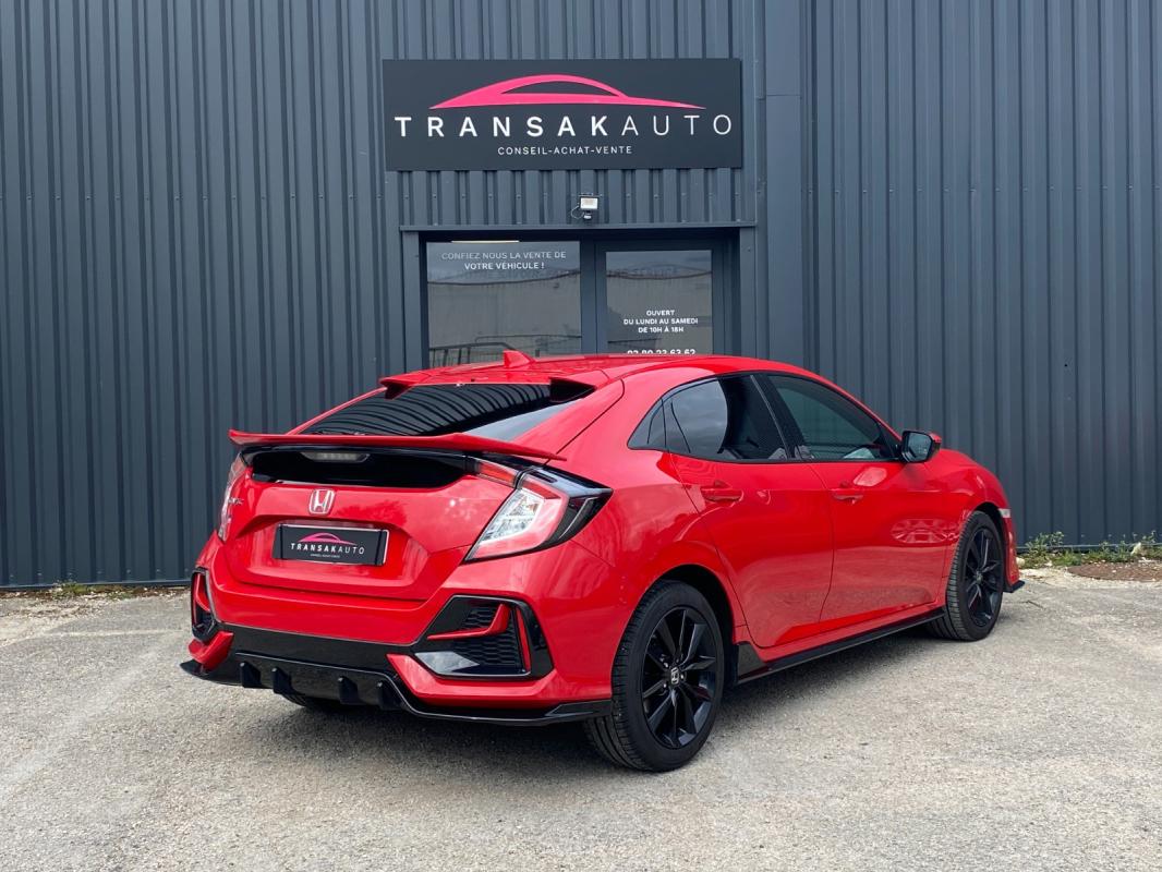 Honda Civic 2020 1.0 i-VTEC 126 Elegance Sport Line - 65 000 km Garantie Suivi Honda