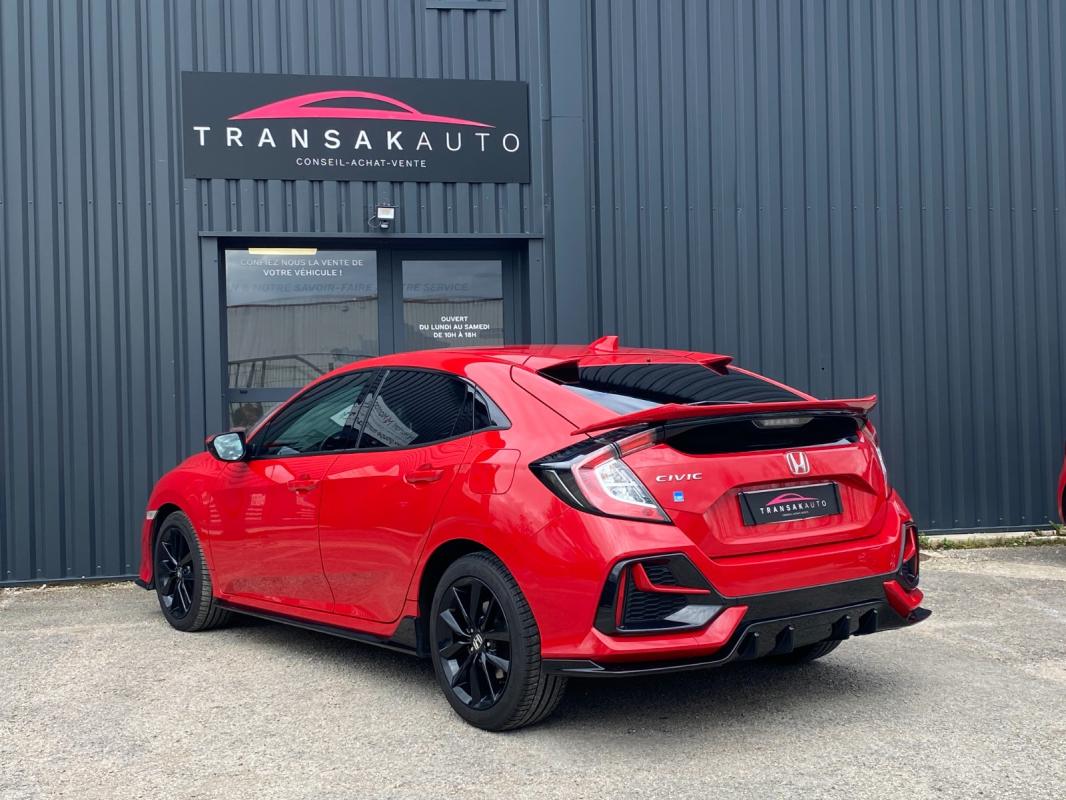Honda Civic 2020 1.0 i-VTEC 126 Elegance Sport Line - 65 000 km Garantie Suivi Honda