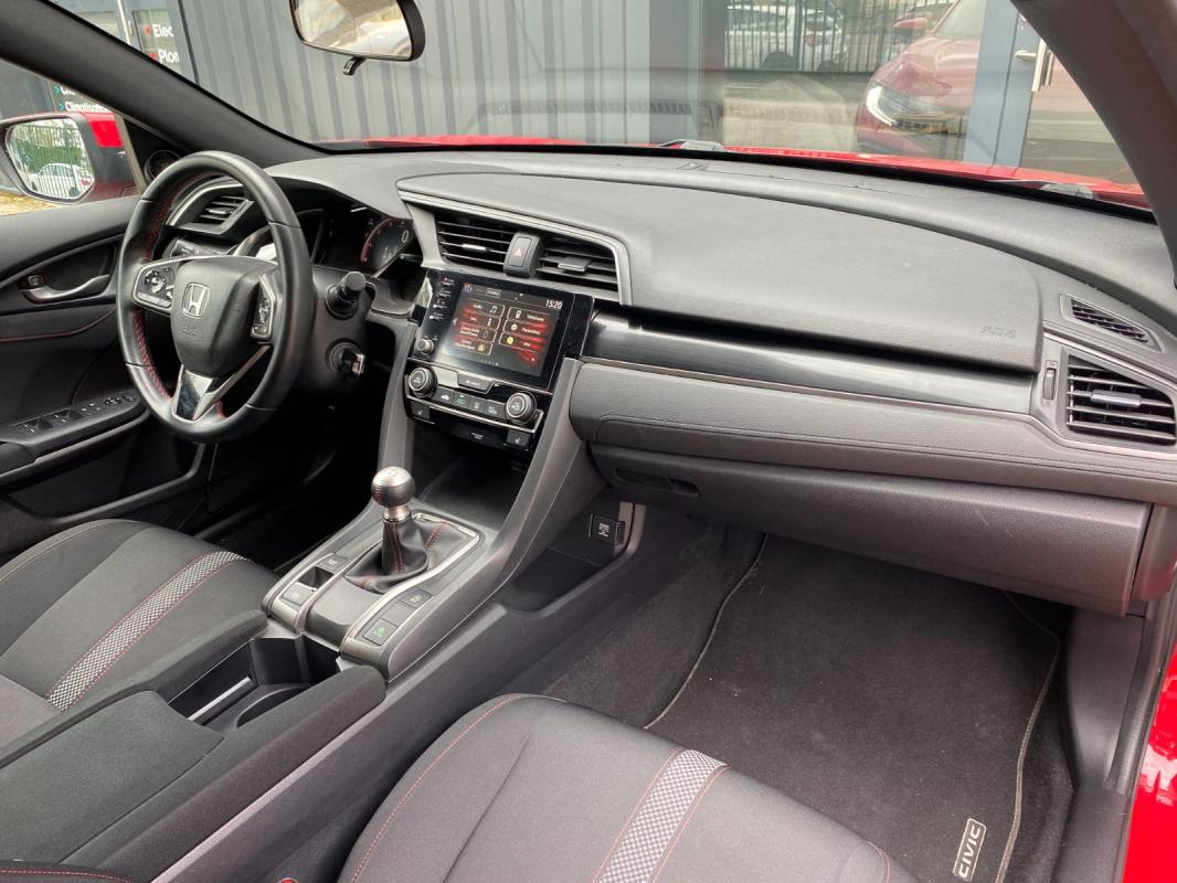 Honda Civic 2020 1.0 i-VTEC 126 Elegance Sport Line - 65 000 km Garantie Suivi Honda
