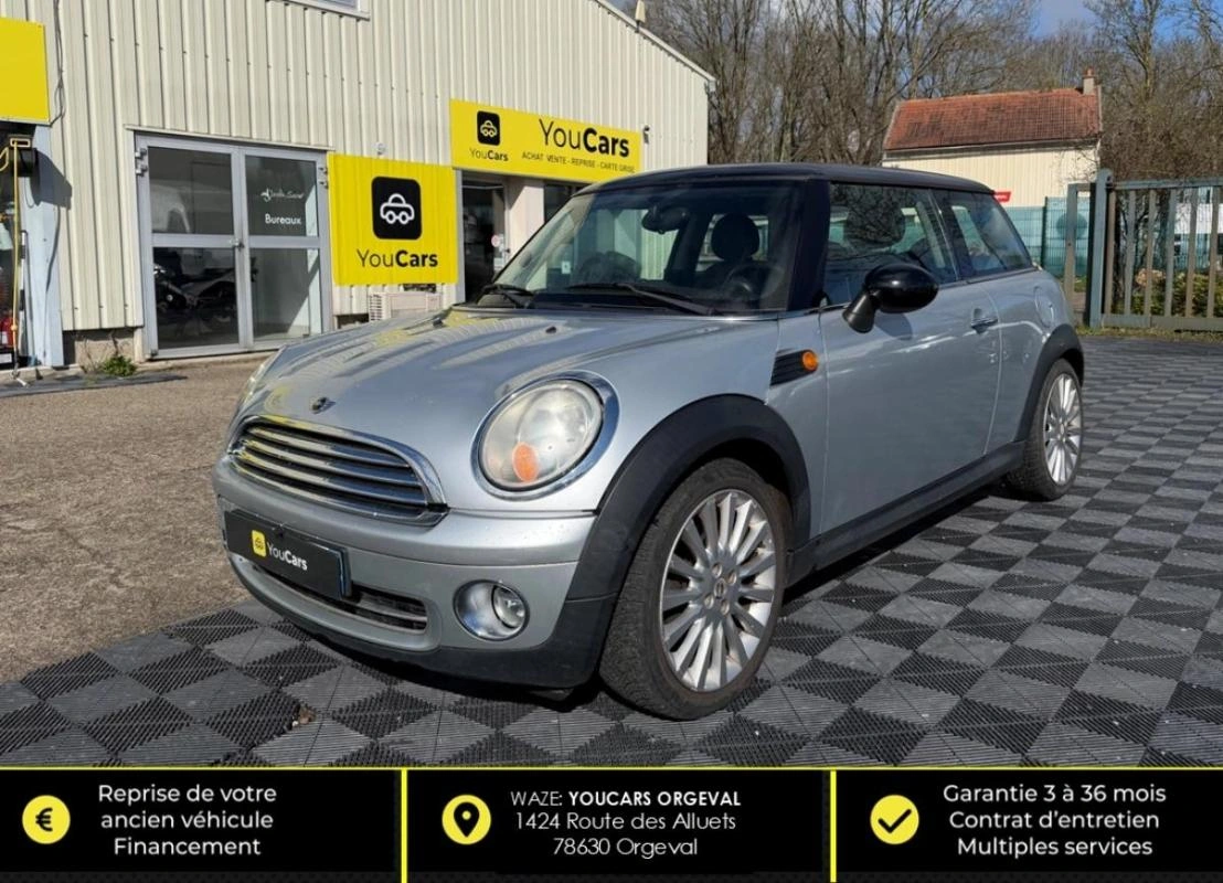 Mini Mini 1.6 120 COOPER MOTEUR A CHAINE- EMBRAYAGE NEUF-INTERIEUR CUIR-CLIMATISATION-JANTES ALU 17