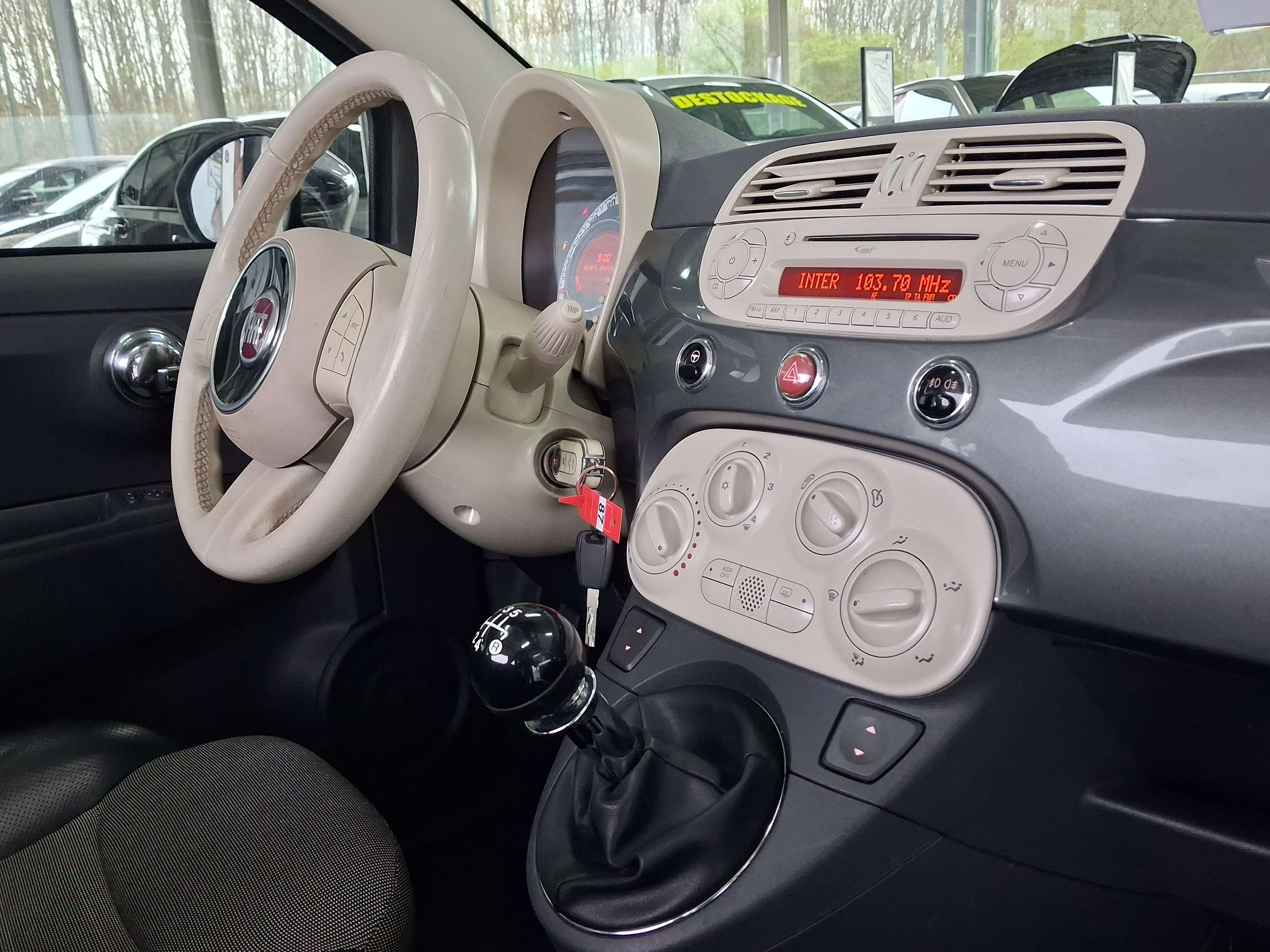 Fiat 500C 500C 1.2i Lounge / CABRIO / CLIM / DETECTEUR ARR/