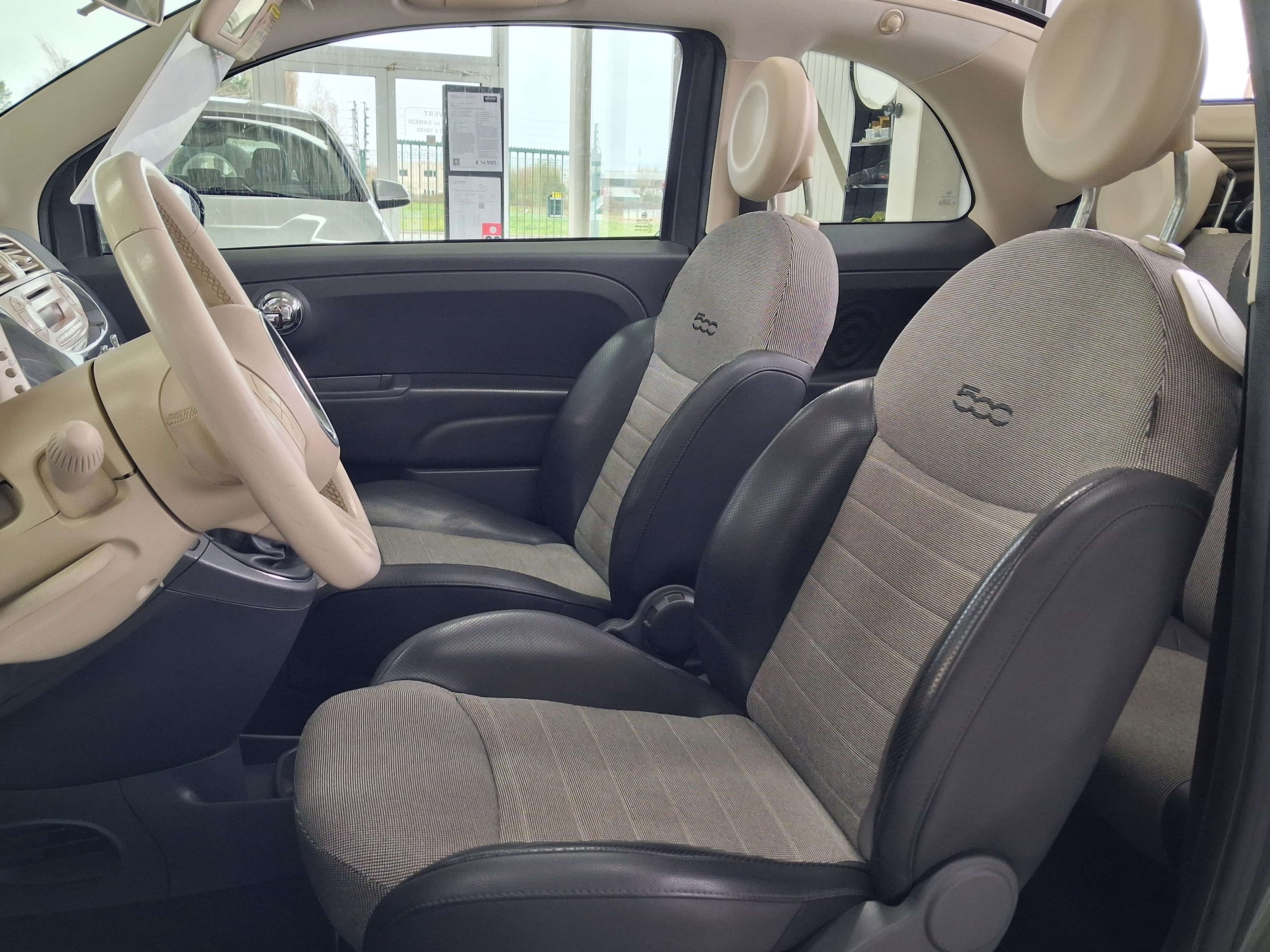 Fiat 500C 500C 1.2i Lounge / CABRIO / CLIM / DETECTEUR ARR/