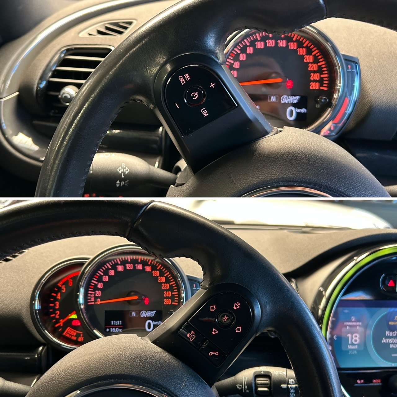 MINI One D Clubman 1.5 Alu17"/Led/Leder/Gps/Pdc/Cruise *1j garantie*