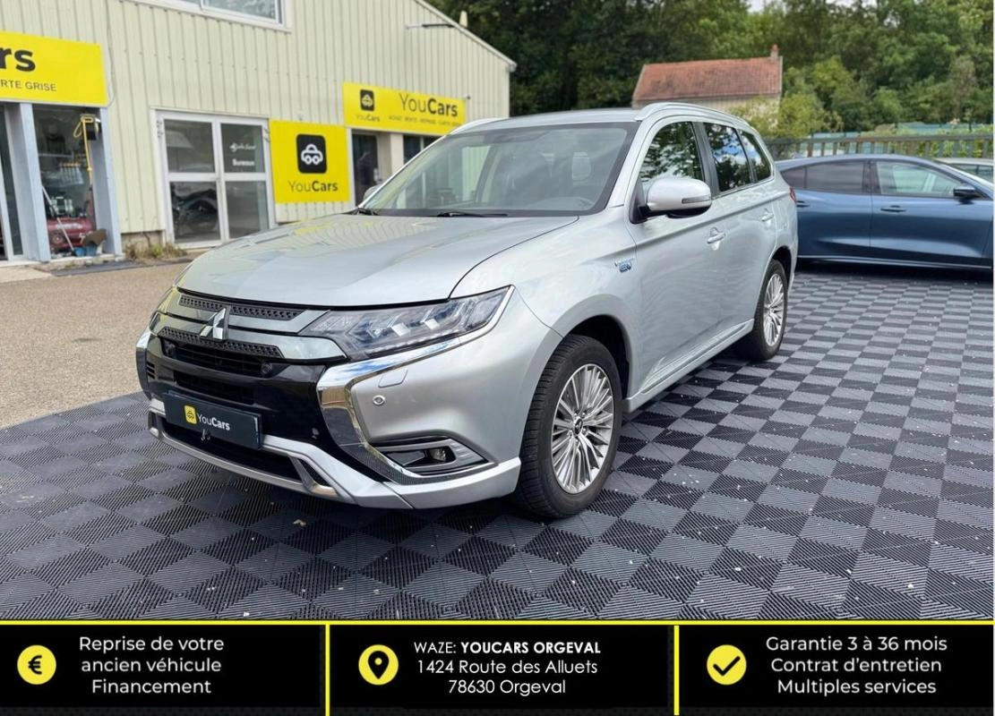 Mitsubishi Outlander PHEV 2.4l Twin Motor 225CH 4WD - ELIGIBLE TOUT CATÉGORIE UBER CUIR