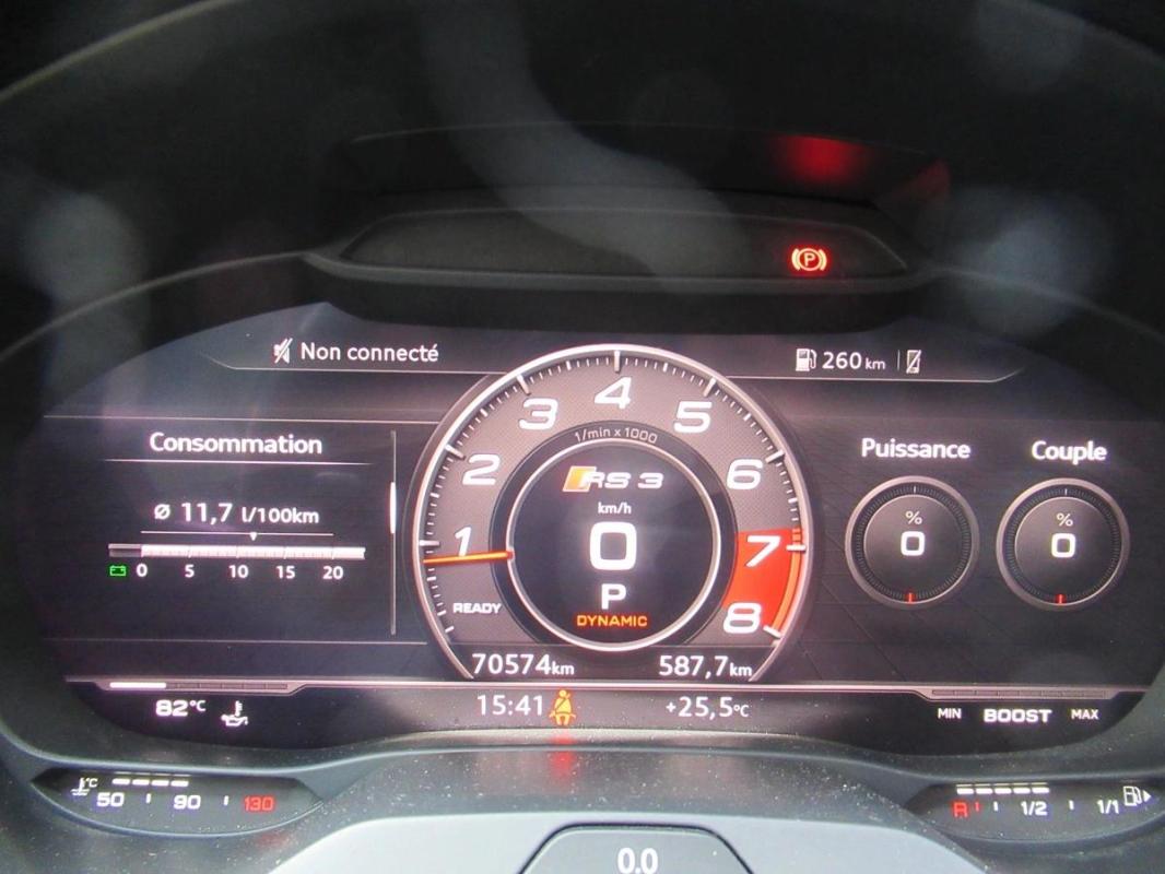 Audi RS3 2.5 TFSI 400ch – 4x4, Échappement Sport Crédit possible sur 60 mois