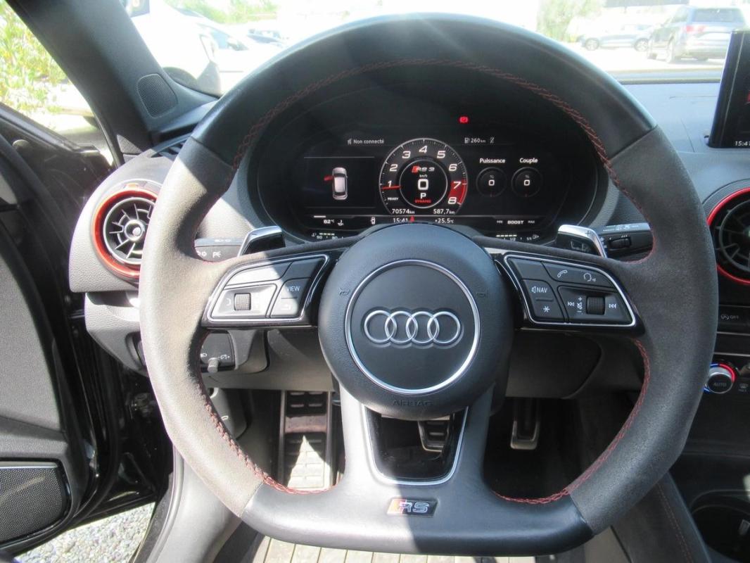 Audi RS3 2.5 TFSI 400ch – 4x4, Échappement Sport Crédit possible sur 60 mois