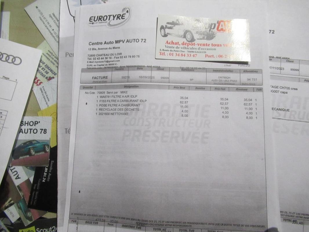 Audi Q3 2.0 Crédit possible sur 60 mois