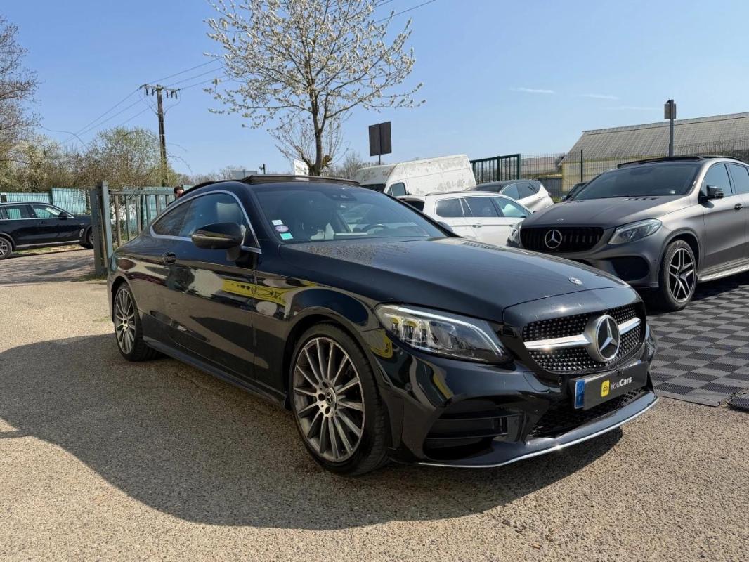 Mercedes-Benz Classe C COUPE 1.5 200 185 EQ-BOOST HYBRID AMG LINE BVA TOIT OUVRANT-SIEGES ELECTRIQUES