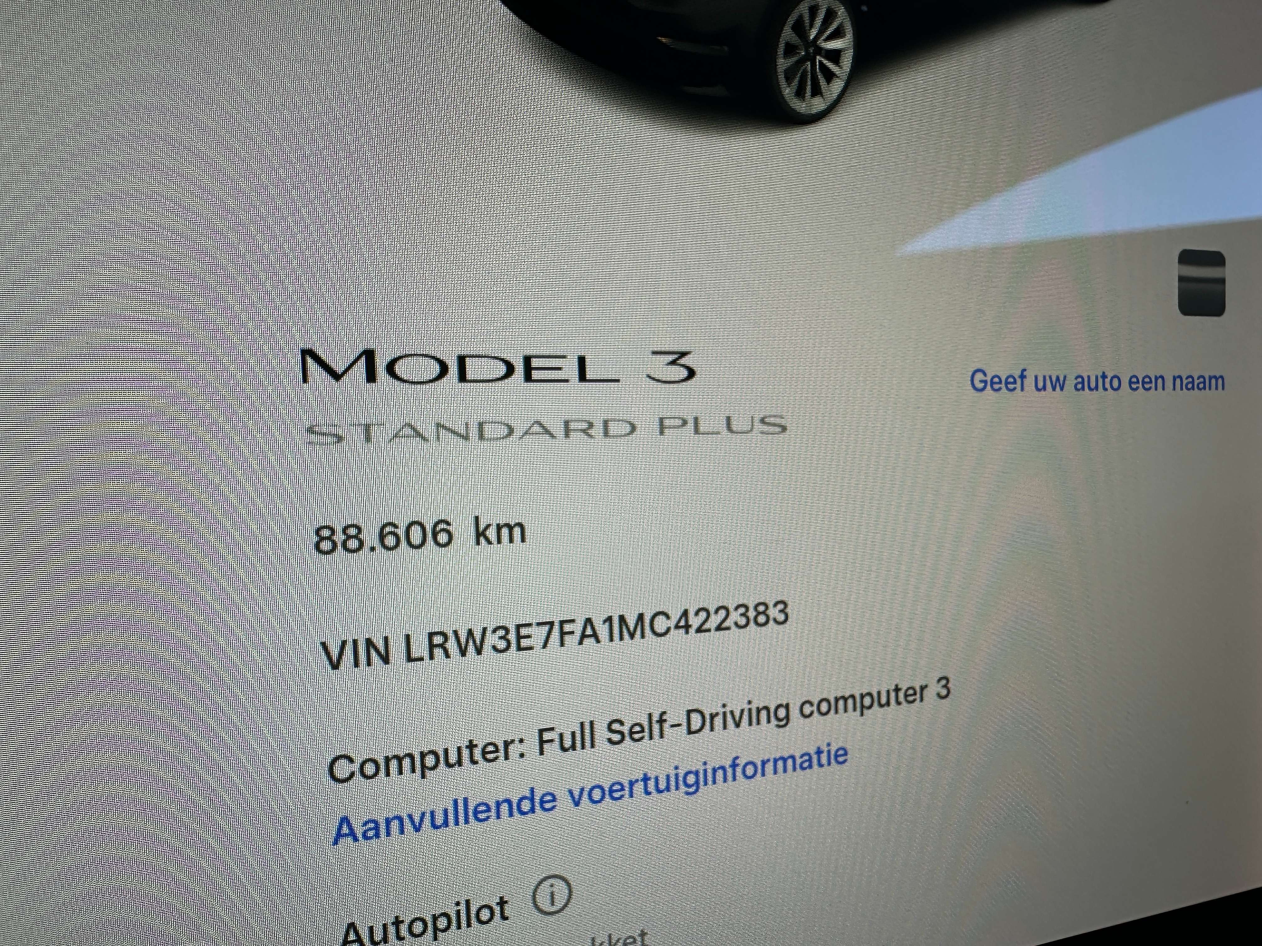 Tesla Model 3 Model 3 60 kWh SR+ Face lift, 19" Alu,21900+21%BTW