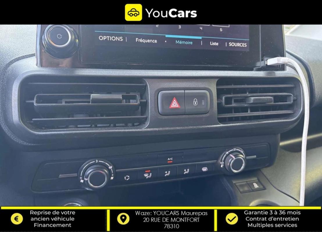 Citroen Berlingo XL 1.6 BlueHDi 100 cv ENTRETIEN A JOUR CAMERA DE RECUL APPLE CARPLAY PREMIERE MAIN