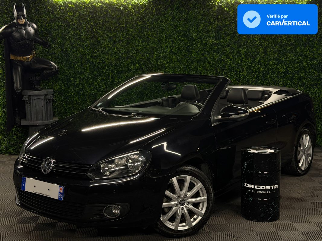 Volkswagen Golf 6 VI CABRIOLET 1.2 TSI 105 Cv CARAT / ORIGINE FRANCE CRIT AIR 1 BVM6 - GARANTIE AN