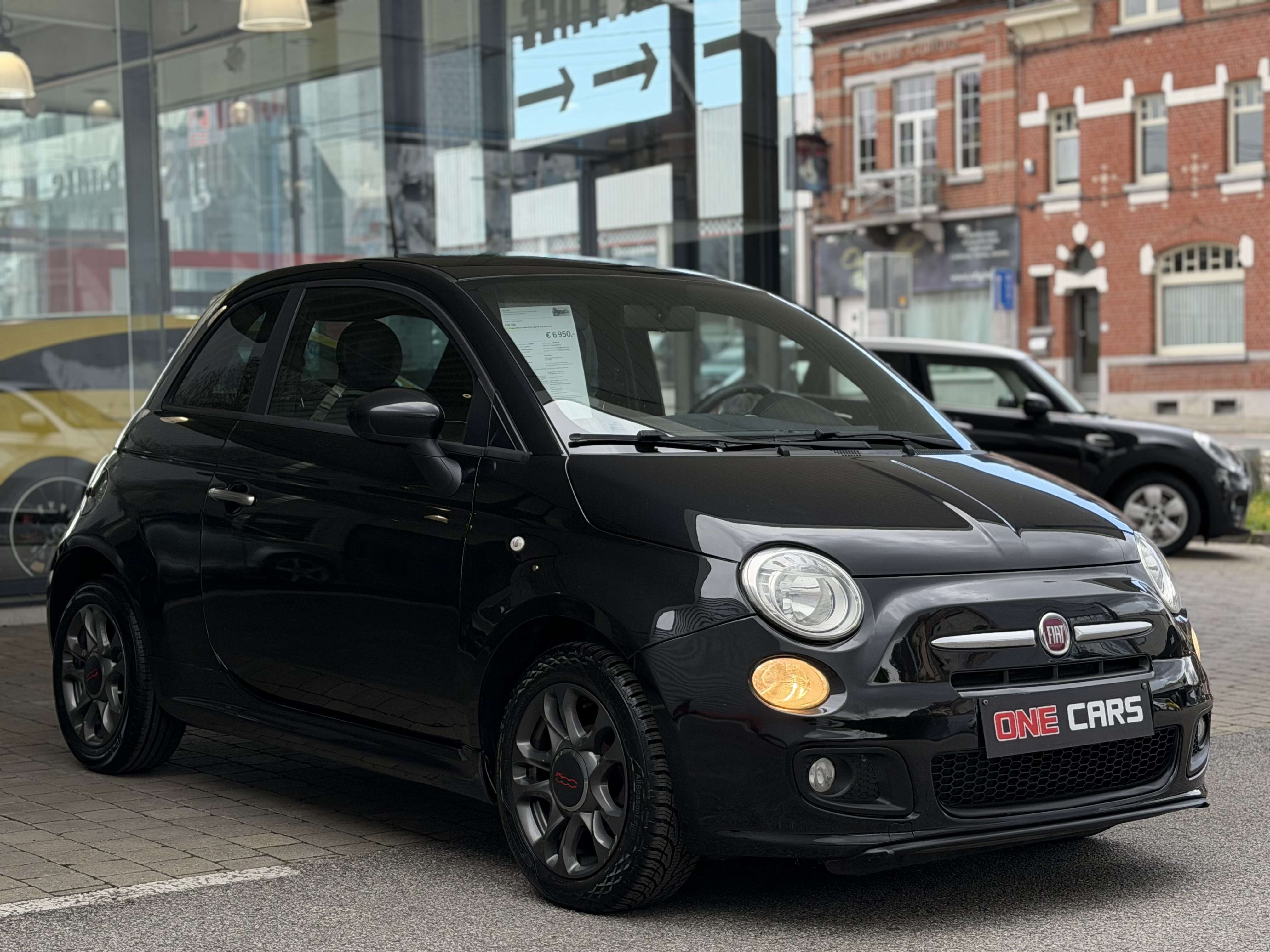 Fiat 500 S 1.2i Sport AIRCO-CUIR-VE-VC-USB-MP3-JA-GAR 1AN