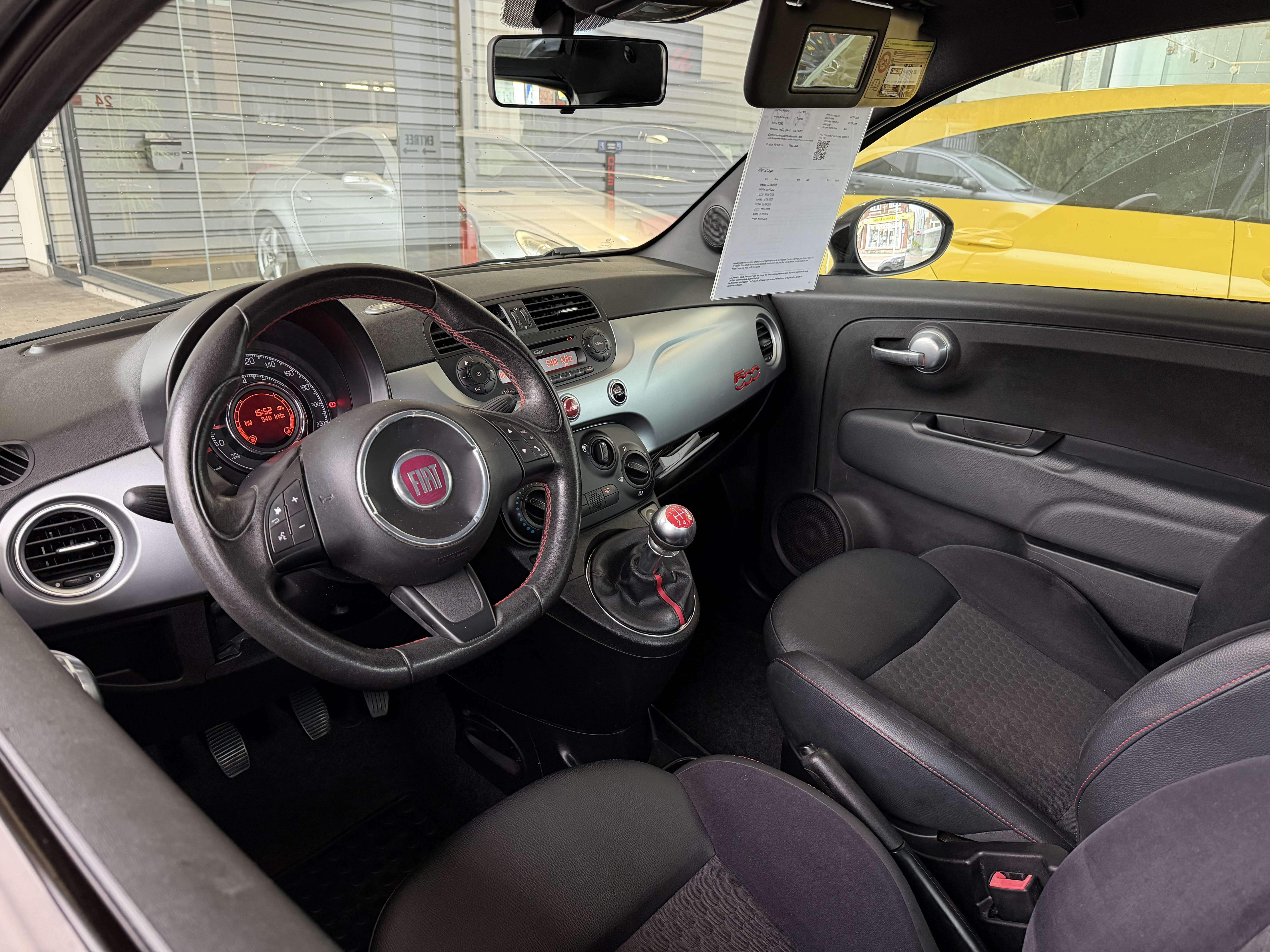 Fiat 500 S 1.2i Sport AIRCO-CUIR-VE-VC-USB-MP3-JA-GAR 1AN