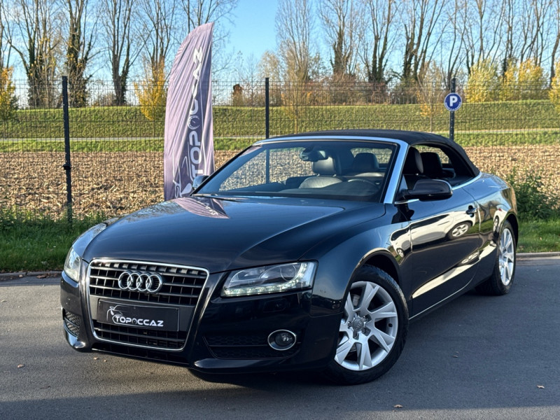 Audi A5 CABRIOLET 1.8 TFSI 160CH AMBITION LUXE * 138.000KM * CUIR * LED * GARANTIE