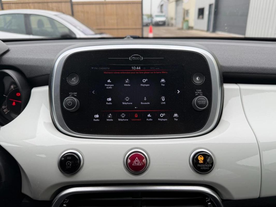 Fiat 500 X 1.3 MJT 95 POP 4X2 2EME MAIN-ENTRETIEN COMPLET A JOUR-CONNEXION TELEPHONE-RADAR DE RECUL