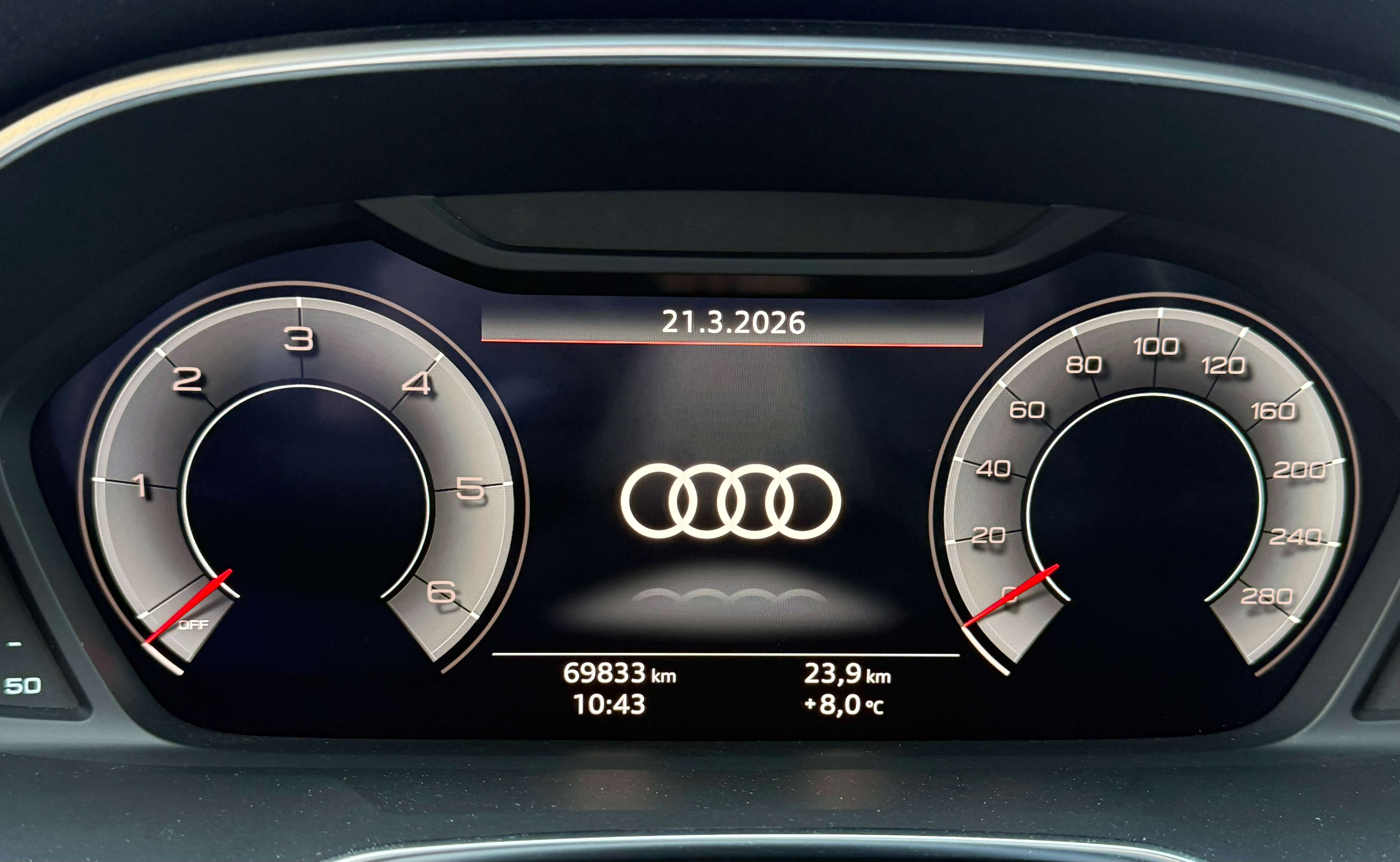 Audi Q3 35 TDi S tronic/69.000 km/Capteurs avant et arr.