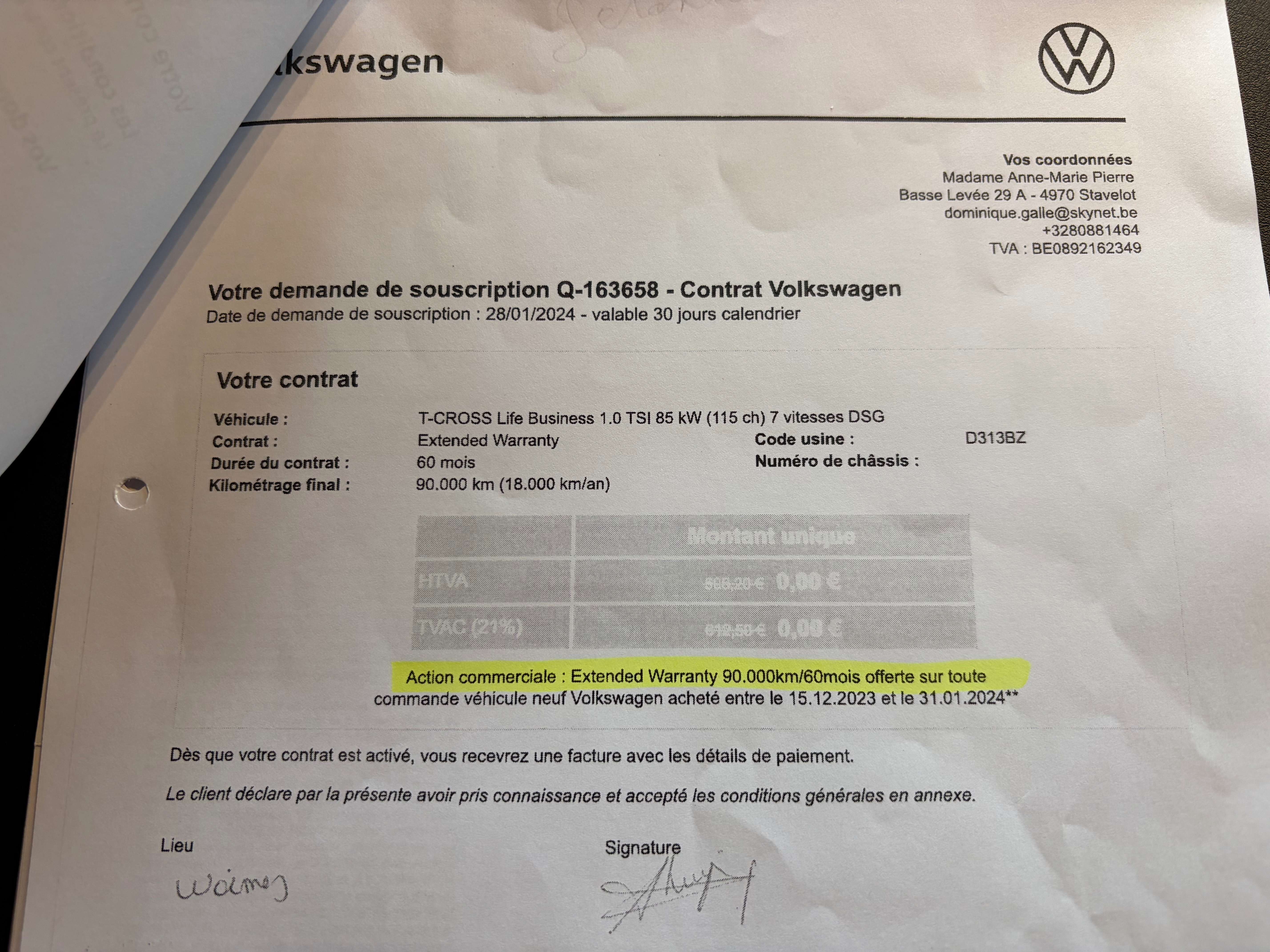 Volkswagen T-Cross 1.0 TSI Business Life DSG I Cam I ACC I Led