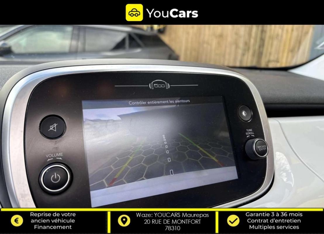 Fiat 500 X 1.6 MultiJet 16V 4x2 DCT 120 cv Boîte auto TOIT OUVRANT INTERIEUR CUIR CAMERA DE RECUL