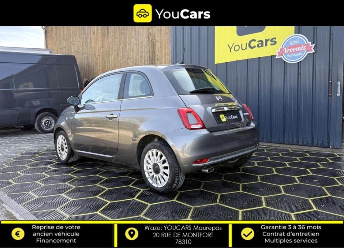 Fiat 500 III Phase 3 1.0 69 cv DOLCE VITA TOIT PANORAMIQUE REGULATEUR