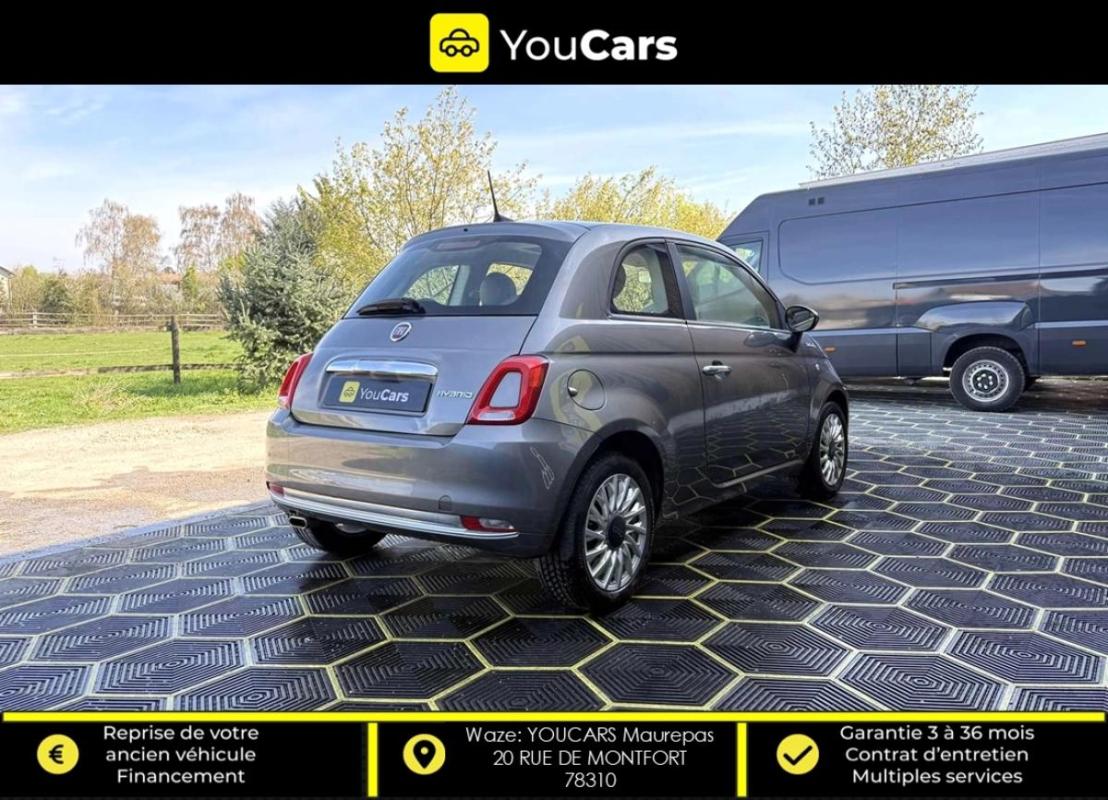 Fiat 500 III Phase 3 1.0 69 cv DOLCE VITA TOIT PANORAMIQUE REGULATEUR
