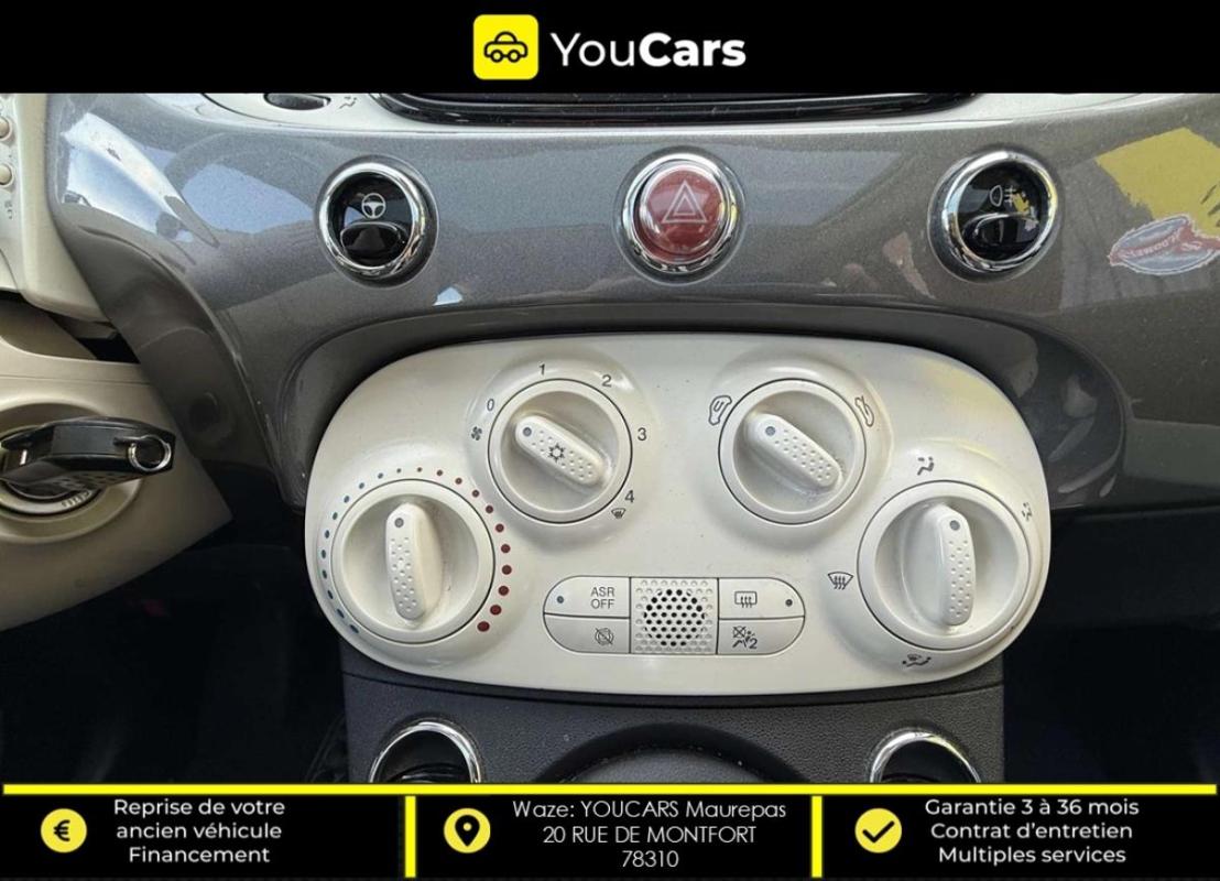 Fiat 500 III Phase 3 1.0 69 cv DOLCE VITA TOIT PANORAMIQUE REGULATEUR