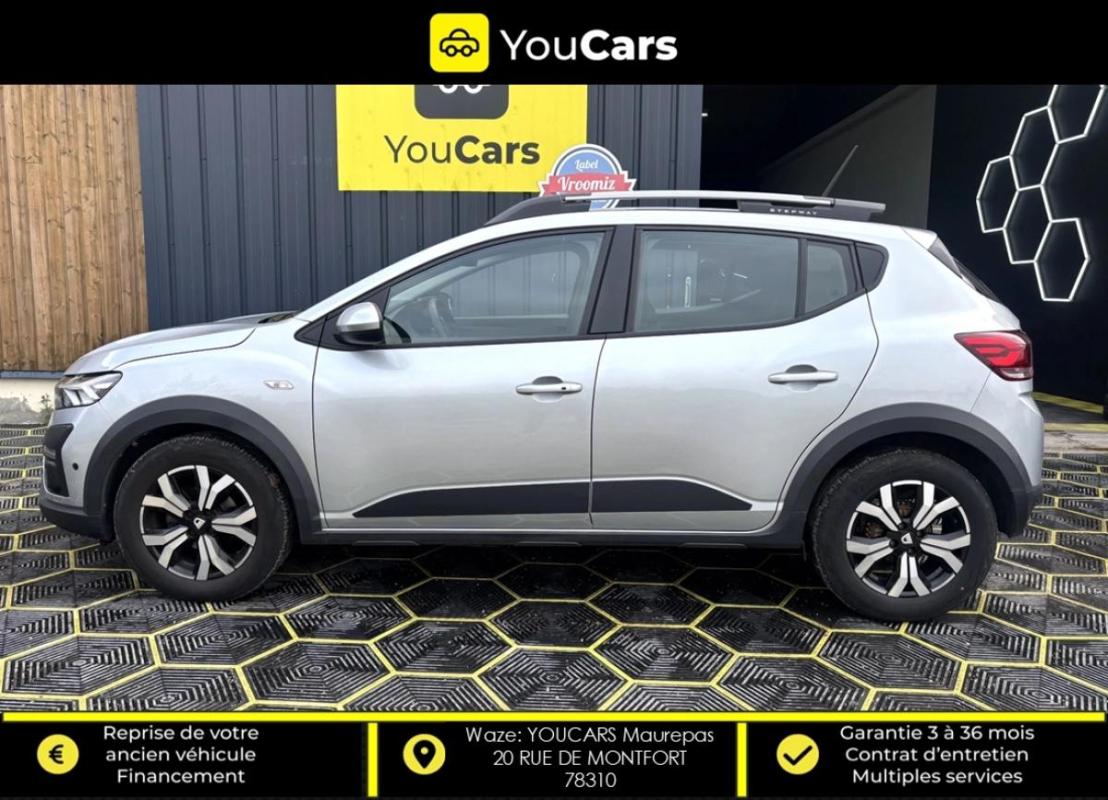 Dacia Sandero STEPWAY 1.0 TCE 90 COMFORT ENTRETIEN A JOUR CARPLAY RADAR DE RECUL
