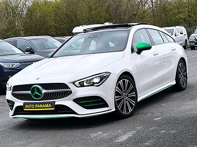 Mercedes-Benz CLA 180 SHOOTING BRAKE PACK AMG TOIT PANORAMIQUE CUIR GPS XENON GREEN ART