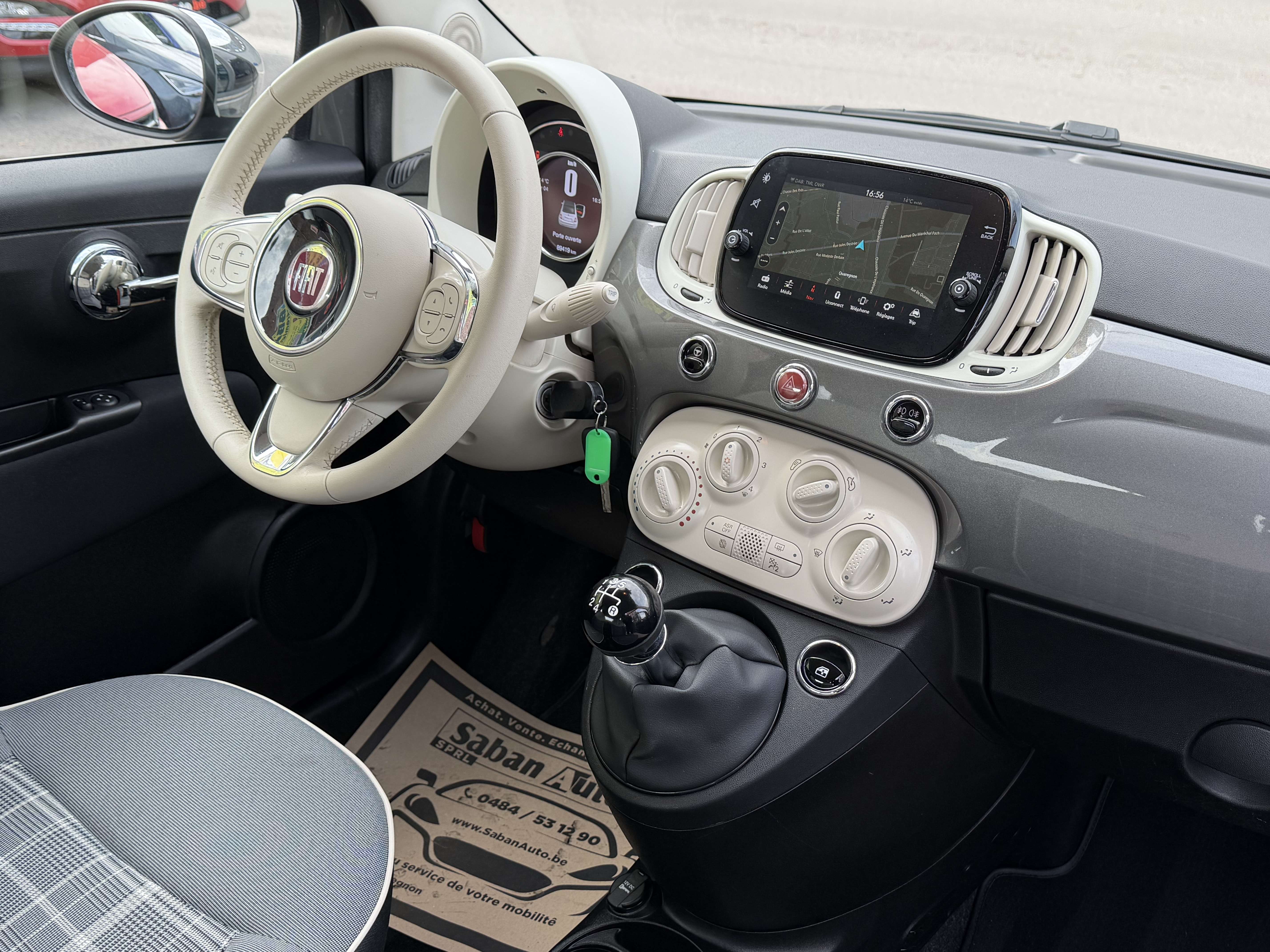 Fiat 500C 500C 1.2i Mirror ° NAVI ° JANTES ° AIRCO ° LED ° G