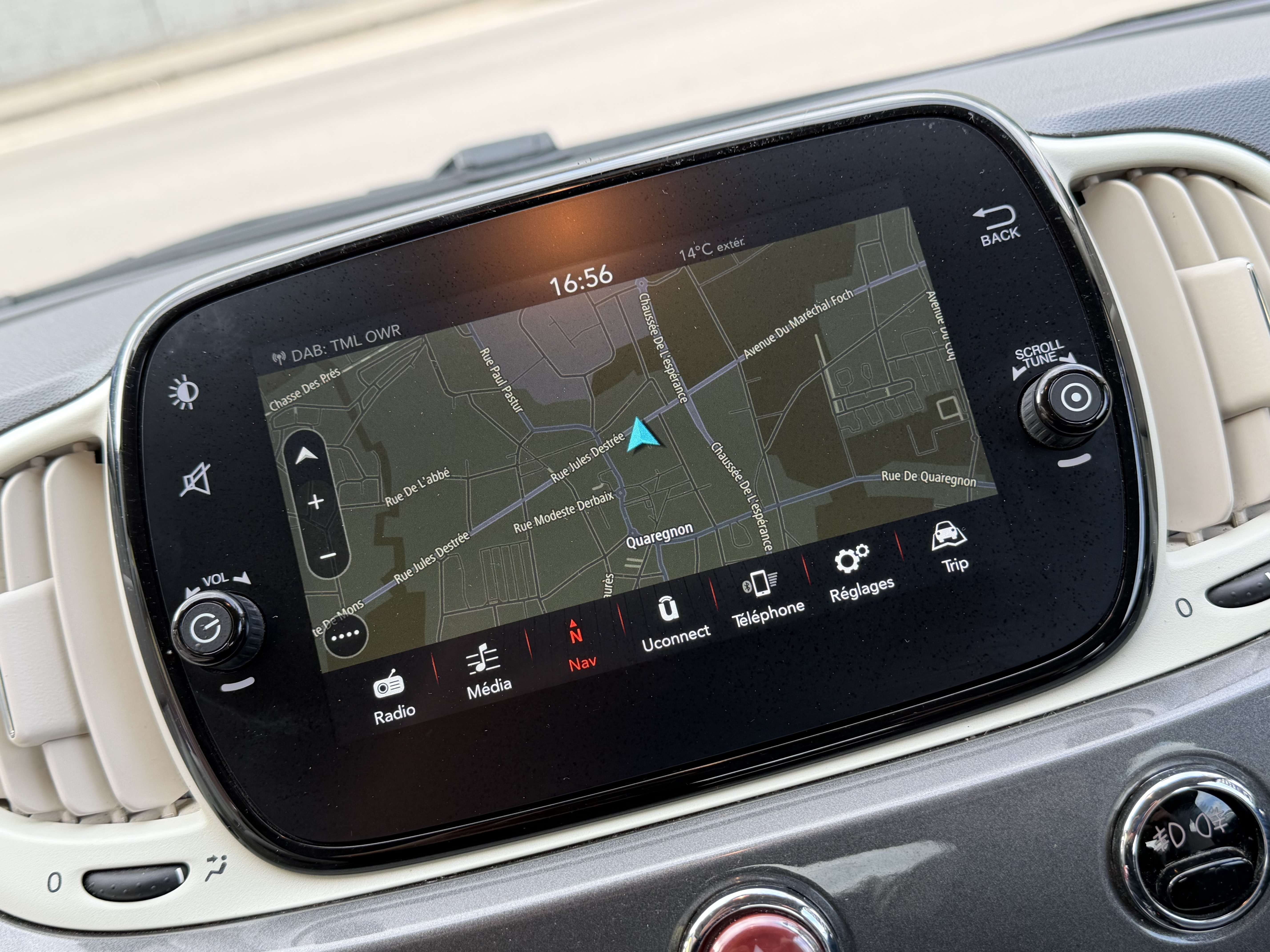 Fiat 500C 500C 1.2i Mirror ° NAVI ° JANTES ° AIRCO ° LED ° G