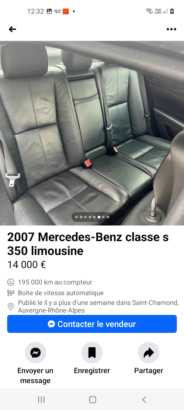 Mercedes-Benz Classe S VI (2) 350 L 7G-TRONIC
