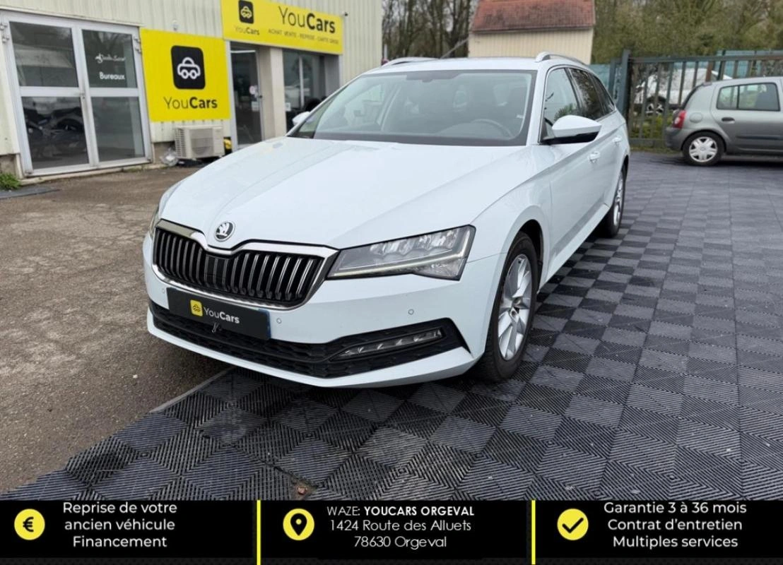 Skoda Superb COMBI 1.5 TSI 150CV ENTRETIEN SKODA - CARPLAY CAMERA DE RECUL RIEN A PREVOIR