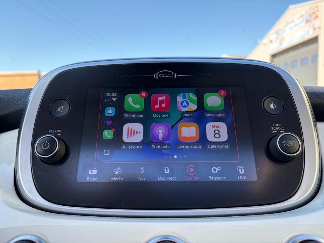 Fiat 500 X X 1.6 MultiJet 2EME MAIN - COURROIE OK TOIT OUVRANT CARPLAY RADAR/CAMERA DE RECUL