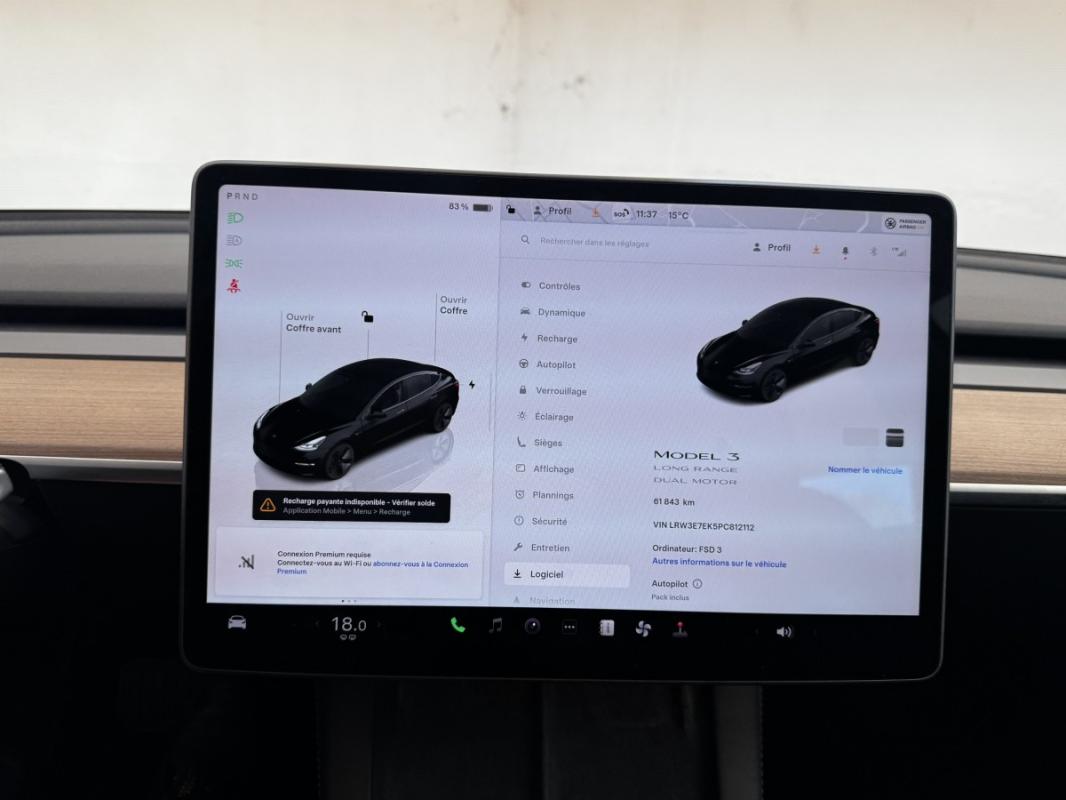 Tesla Model 3 Grande Autonomie Dual-Motor AWD