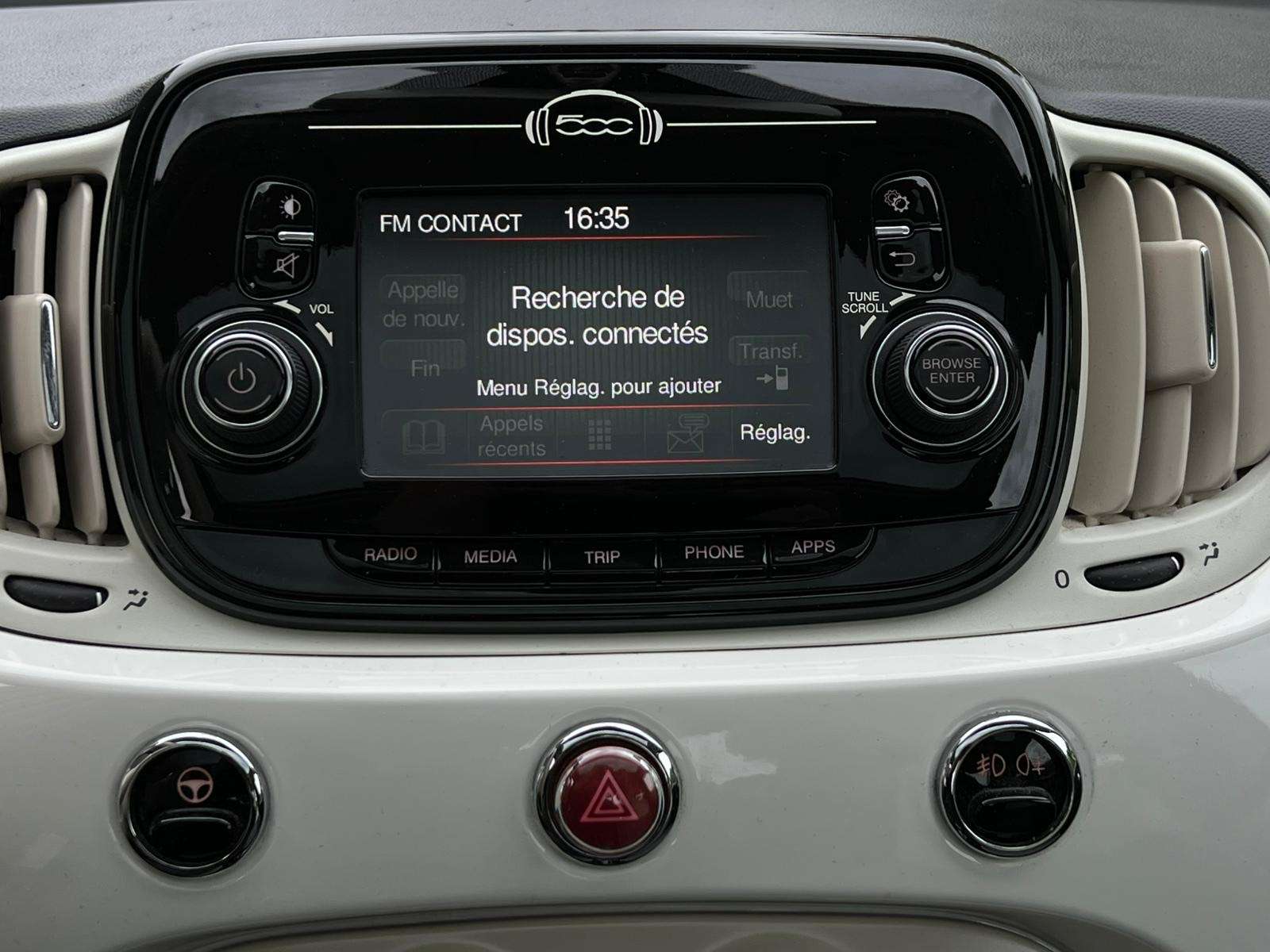 Fiat 500 500 1.2i GARANTI ECRAN USB BLUETOOTH