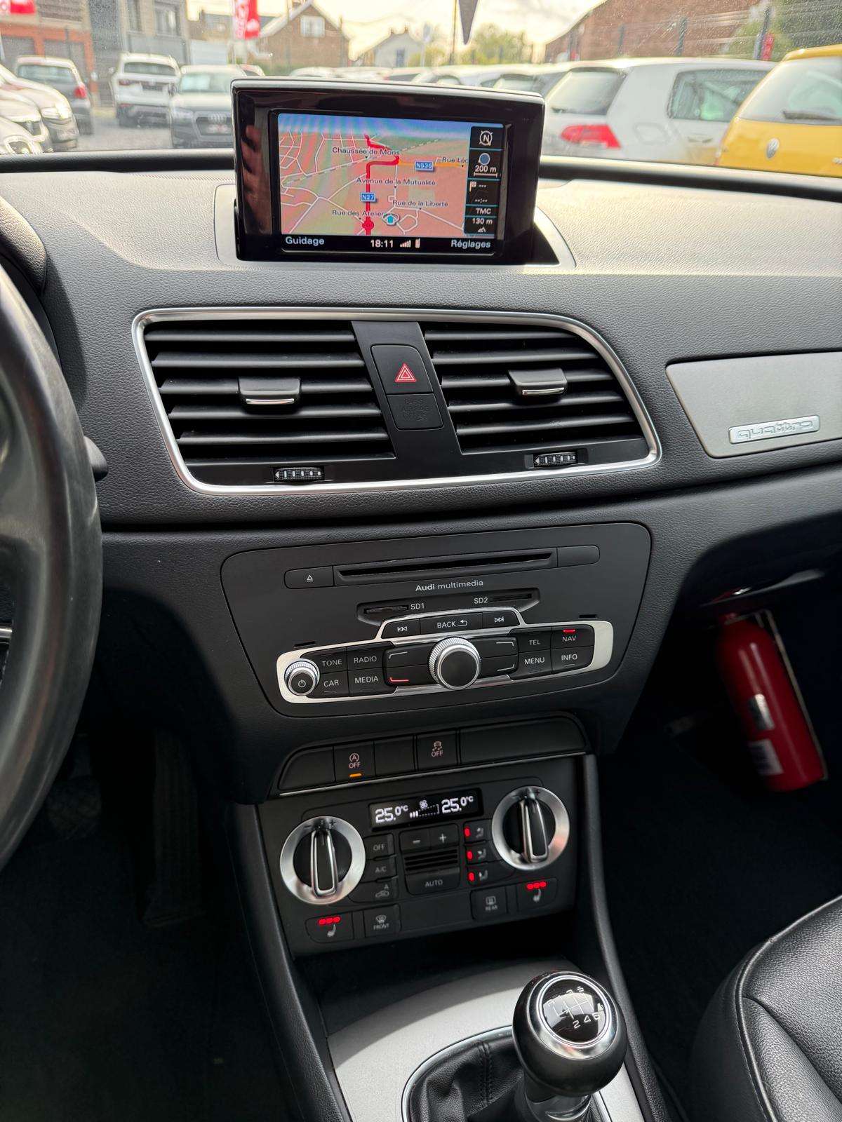 Audi Q3 Q3 2.0 TDi Quattro / 1e Main / GPS / Xenon / Cuir / Siège chauffant / Entretien + CT OK