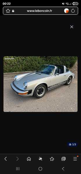 Porsche Targa 911 targa cabriolet