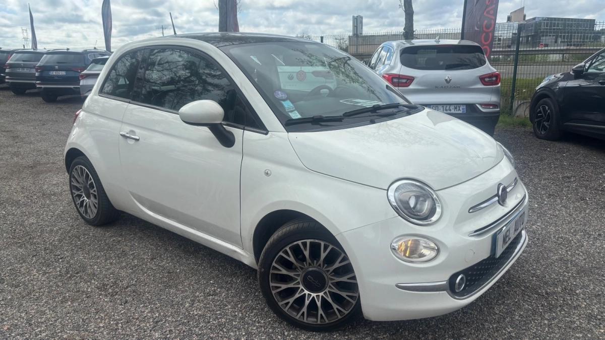 Fiat 500 1.2 70 STAR TOIT PANORAMIQUE 6658 Hors Taxes 1ére main !