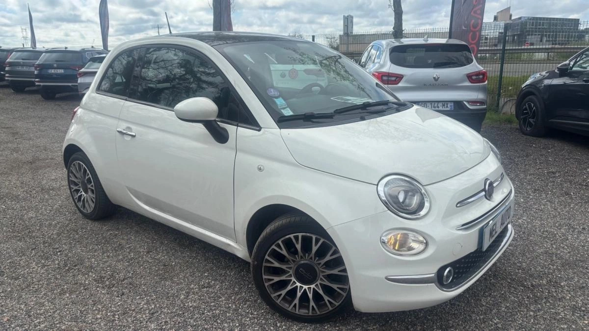 Fiat 500 1.2 70 STAR TOIT PANORAMIQUE 6658 Hors Taxes 1ére main !