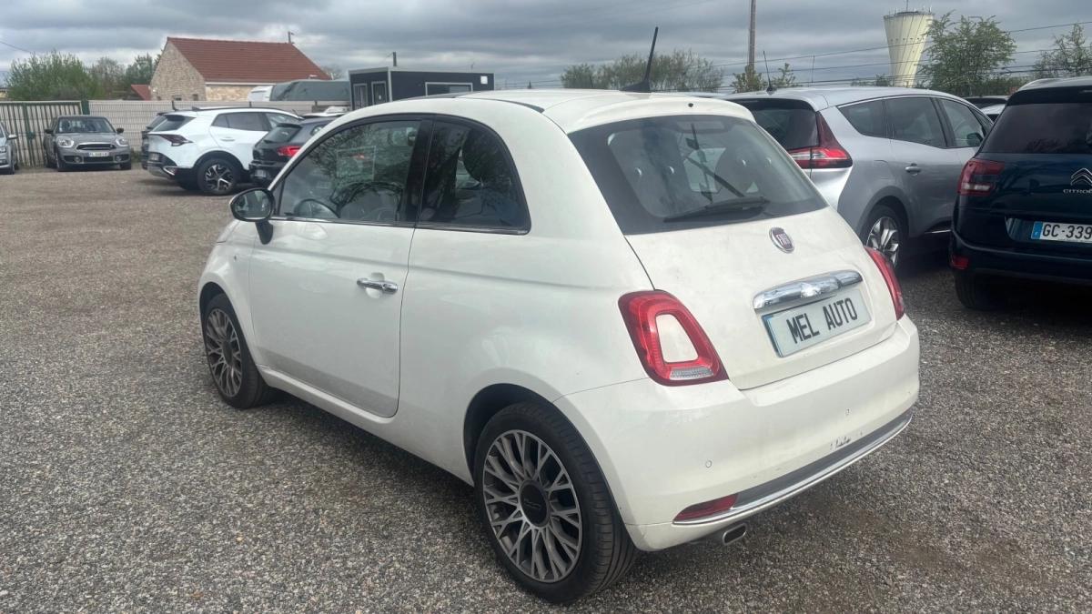 Fiat 500 1.2 70 STAR TOIT PANORAMIQUE 6658 Hors Taxes 1ére main !