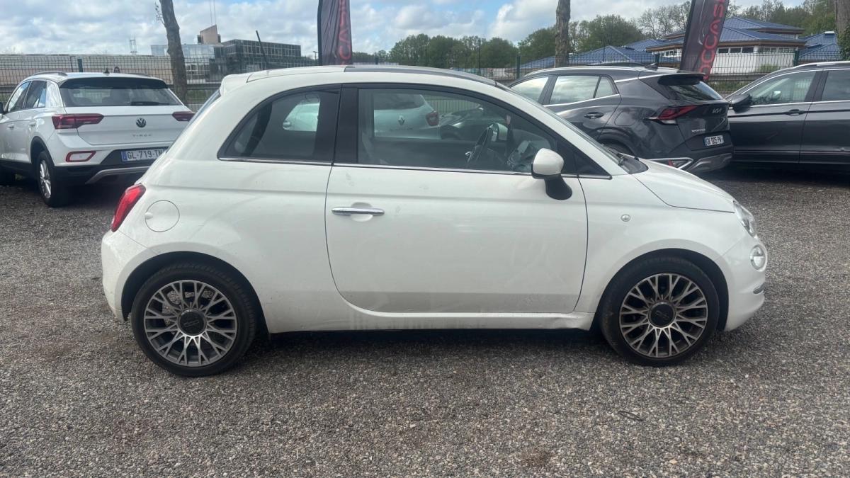 Fiat 500 1.2 70 STAR TOIT PANORAMIQUE 6658 Hors Taxes 1ére main !