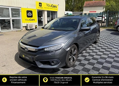 Honda Civic 1.5 IVTEC 180 EXCLUSIVE CVT BVA -TOIT OUVRANT-CAMERA DE RECUL SIEGES CHAUFFANTS AV/AR