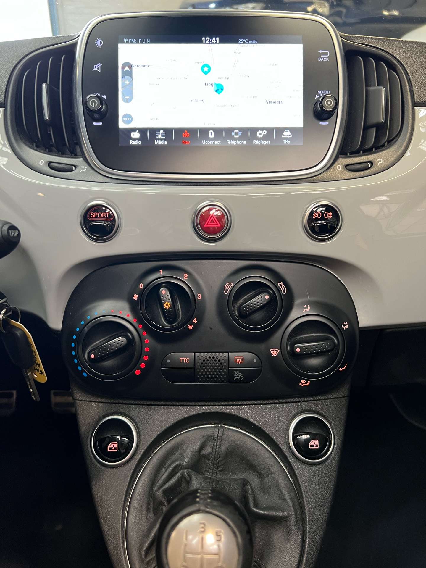 Abarth 595 1.4 T-Jet *TOIT OUVRANT*GRIS NARDO*GARANTIE*