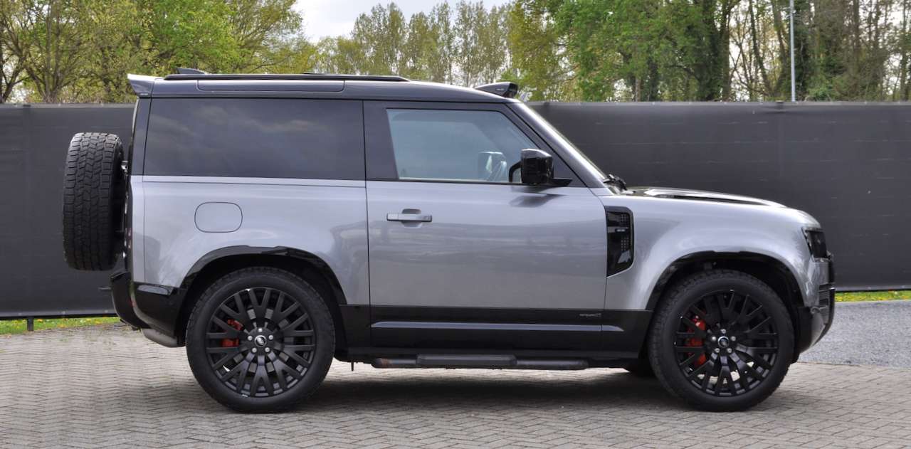 Land Rover Defender P300 KAHN PANO MERIDIAN 360°CAM VERWAMD EN GEVENTILEERD LEDER