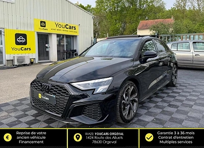 Audi A3 1.5 TFSI 150 PHEV S-LINE S-TRONIC BVA ENTRETIEN AUDI-1ERE MAIN-TOIT OUVRANT-CARPLAY