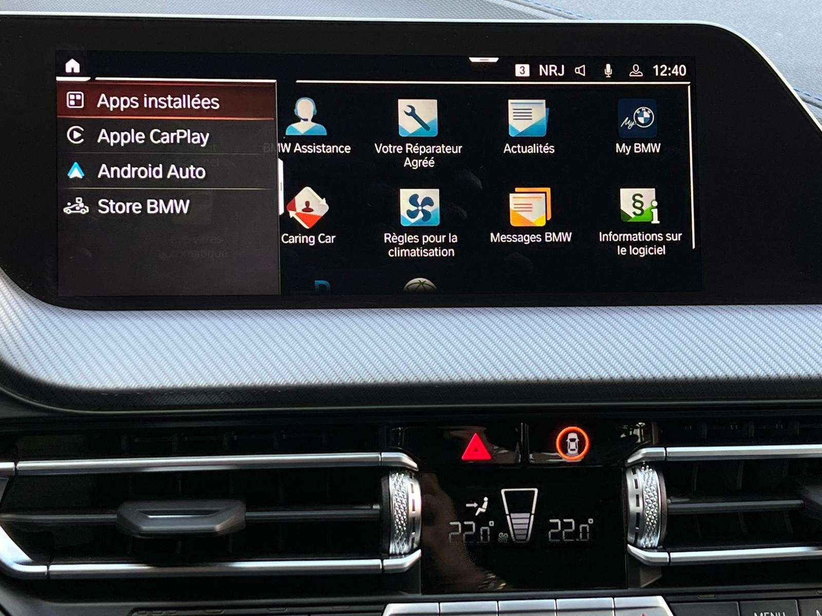 BMW 116 116iA PACK M GARANTI ECRAN LED NAVI CARPLAY