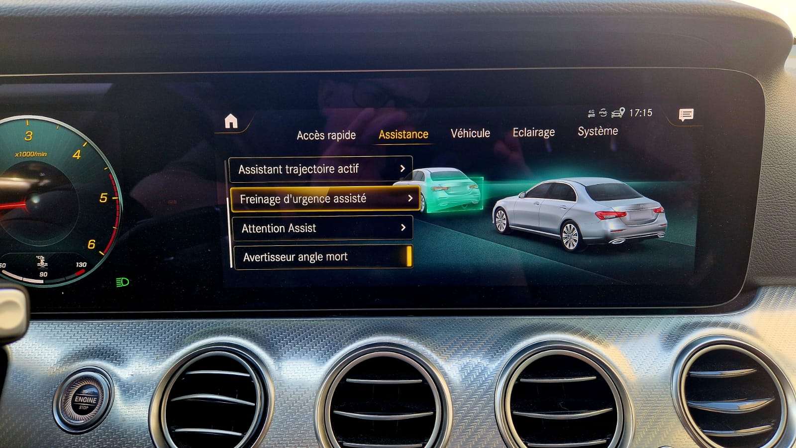 Mercedes-Benz E 200 D/ Automatique/ 9G-TRONIC/ Eclairage Ambiance