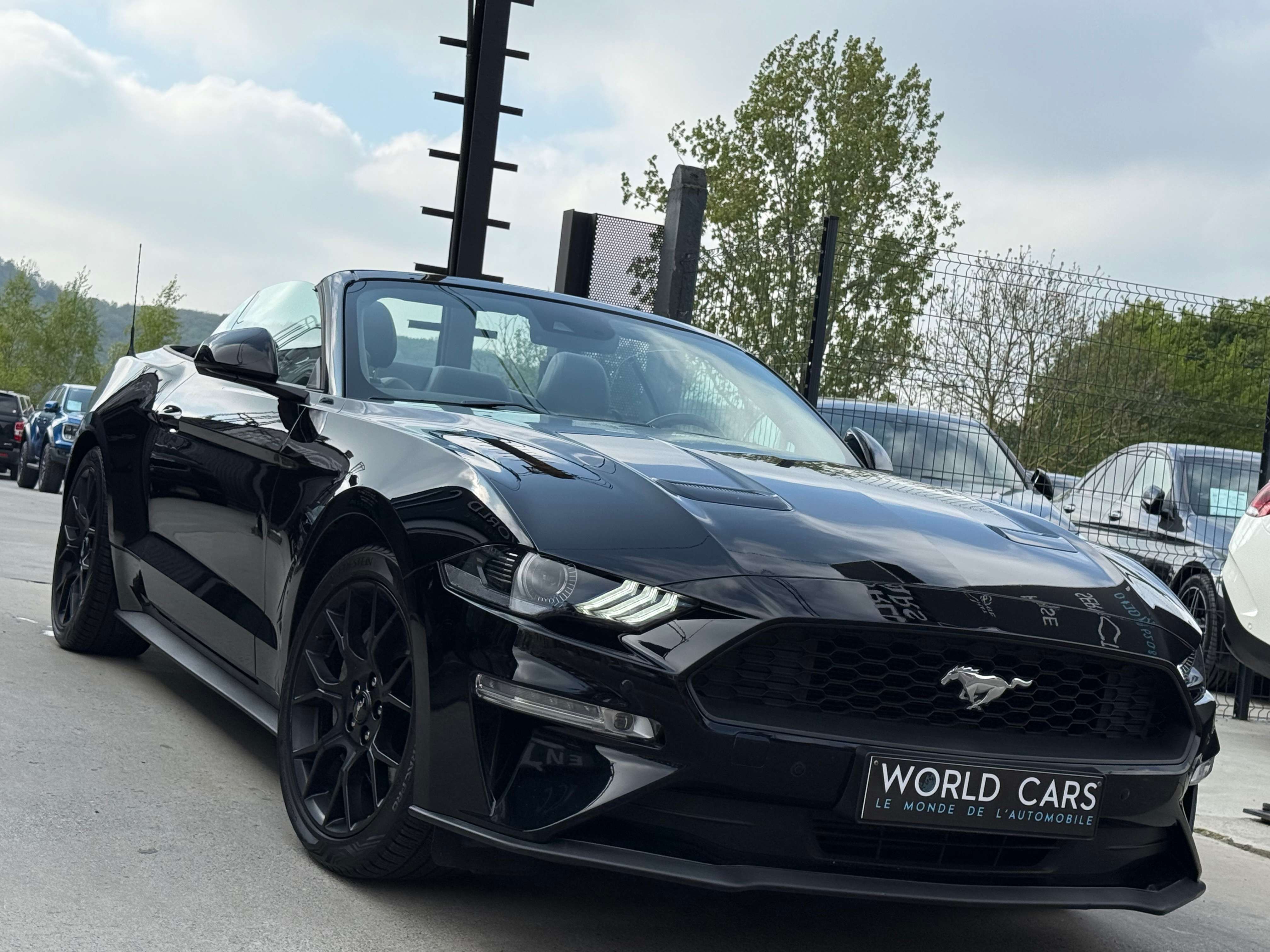 Ford Mustang 2.3 CABRIO - AUTOMATIQUE - COCKPIT - DISTRONIC - NAVI - CAMERA - LINE ASS. - FULL OPTIONS