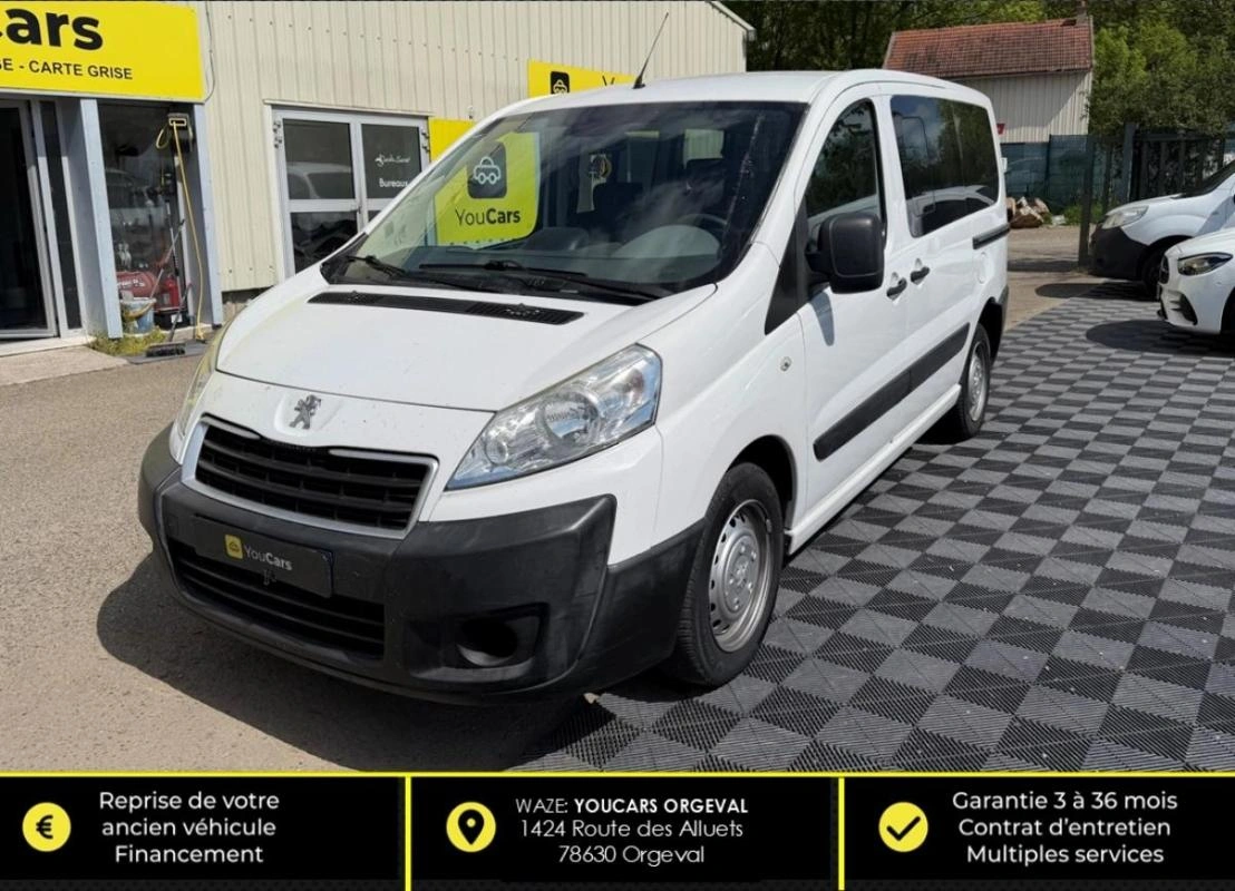 Peugeot Expert COMBI 2.0 HDI 120 VEHICULE 9 PLACES - 3EME MAIN 2 PORTES COULISSANTES-CLIMATISATION